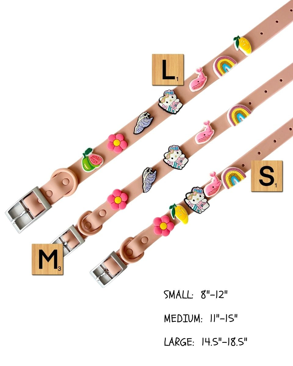 Kawaii Jibbitz Dog Collar in Guri-Guri