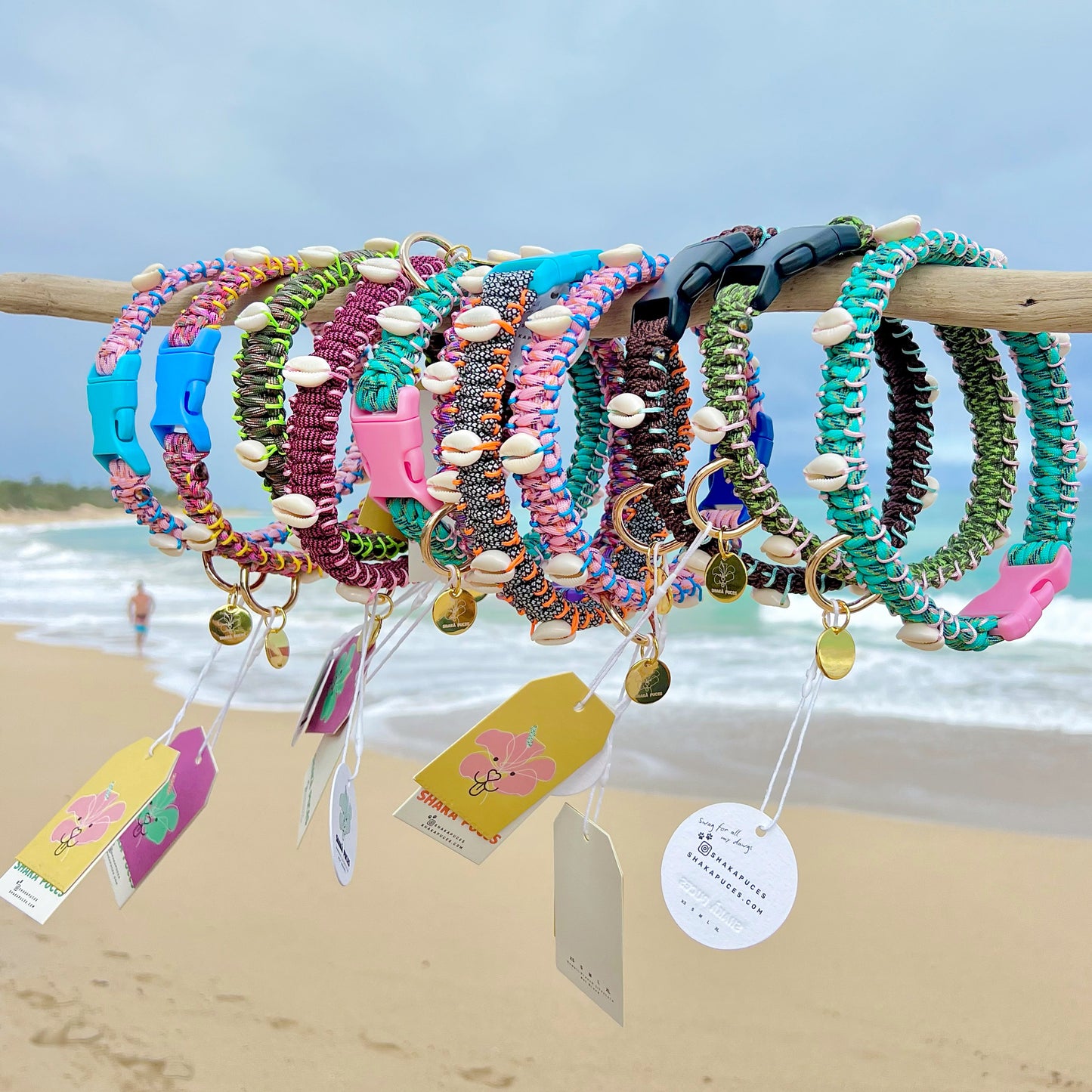 Coastal QT Dog Collar in Mochi
