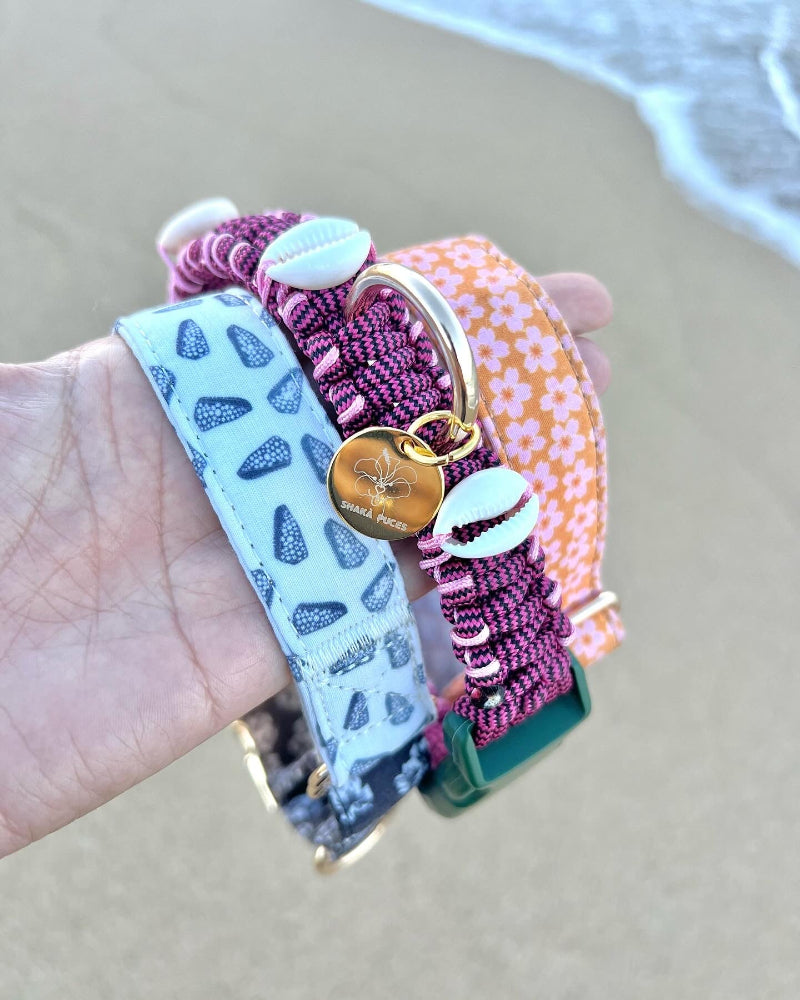 HAPA-Sakura Dog Collar in Mermaid