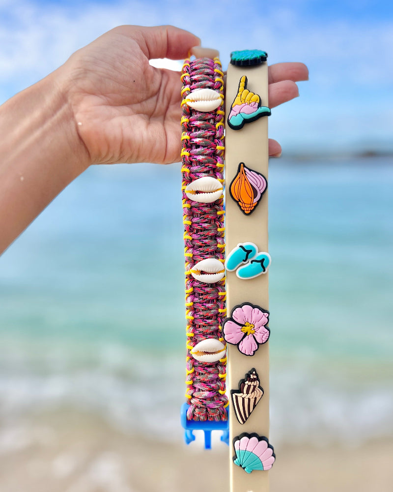 Honey Girl Jibbitz Dog Collar in Cream Puff