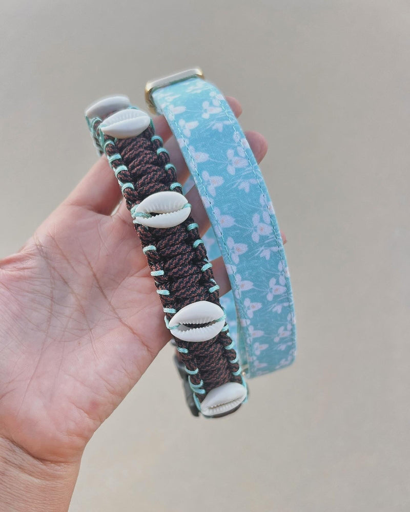 Coastal QT Dog Collar in Mud Pie