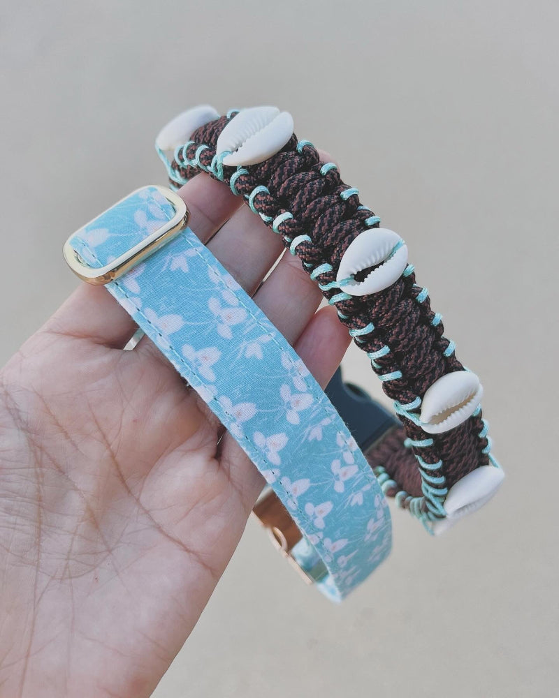 Coastal QT Dog Collar in Mud Pie