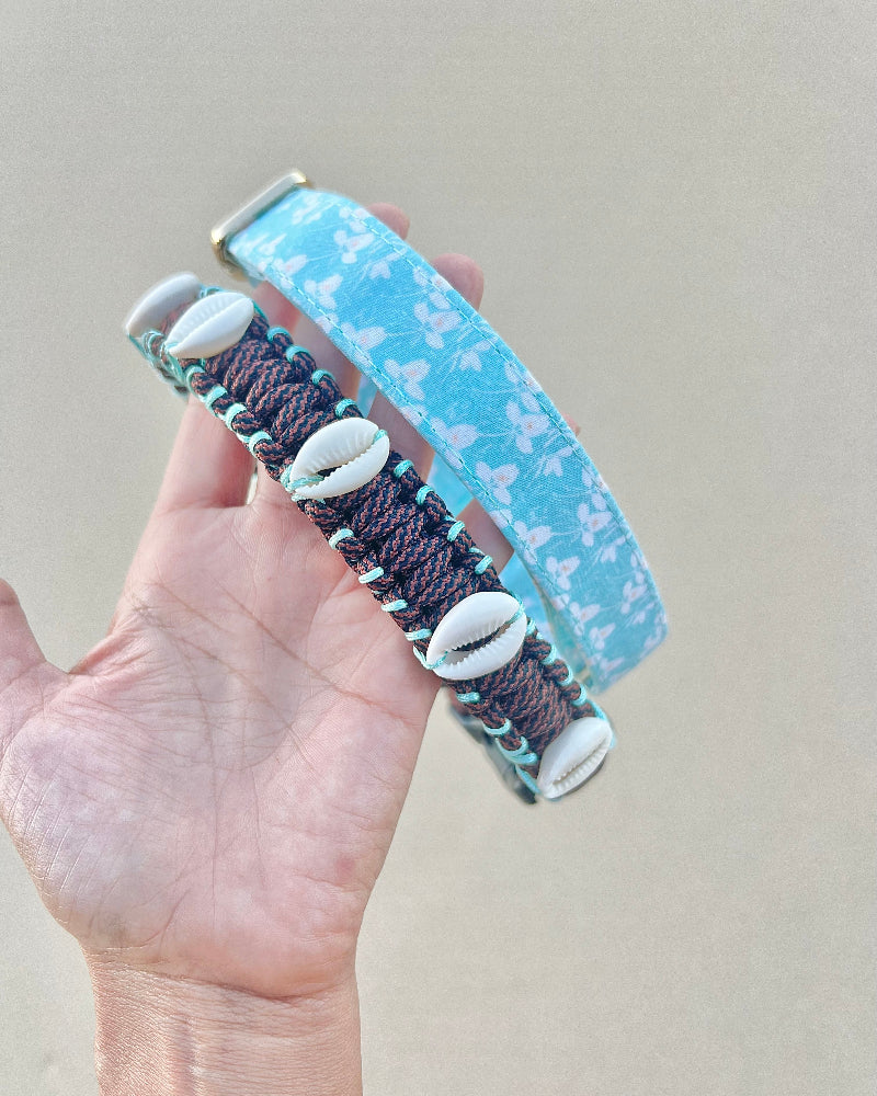 Coastal QT Dog Collar in Mud Pie