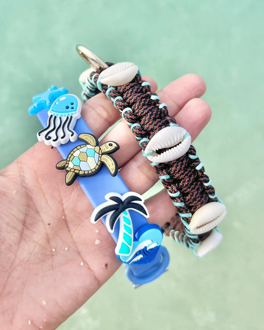 Island Boy Jibbitz Dog Collar in Hamoa