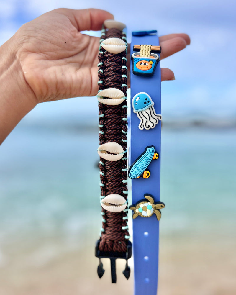Island Boy Jibbitz Dog Collar in Hamoa