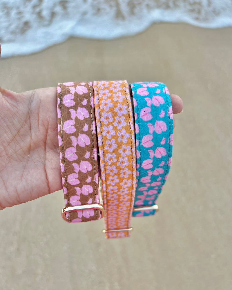 Anthurium Dog Collar in Boba